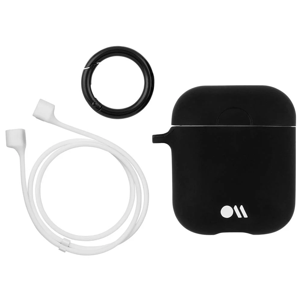 Case-Mate Flexible Hoop-Ups Case for Apple AirPods (Black) - Image 5