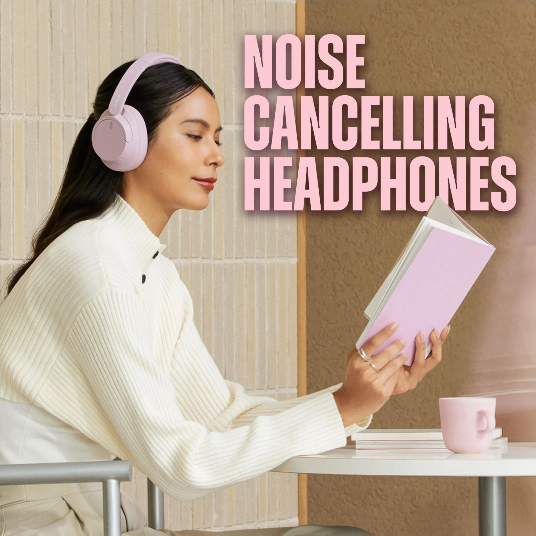 Sony WH-CH720 Wireless Noise Cancelling Over-Ear Headphones (White) - Image 8