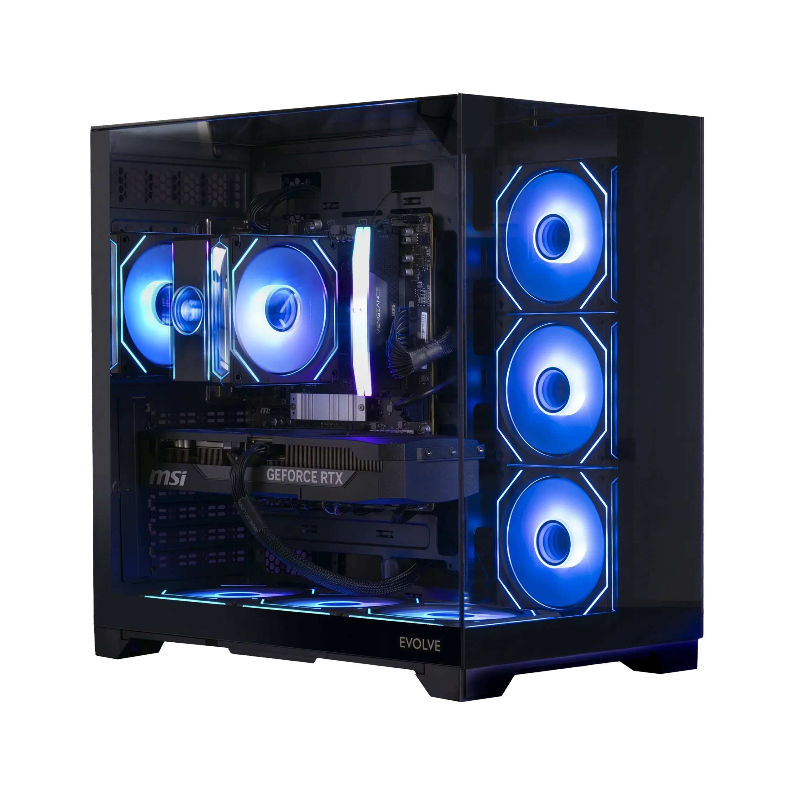 Evolve Gaming | DEMENTER | Ryzen 5 7500F | RX 9060XT 16GB | Premium Desktop Gaming PC