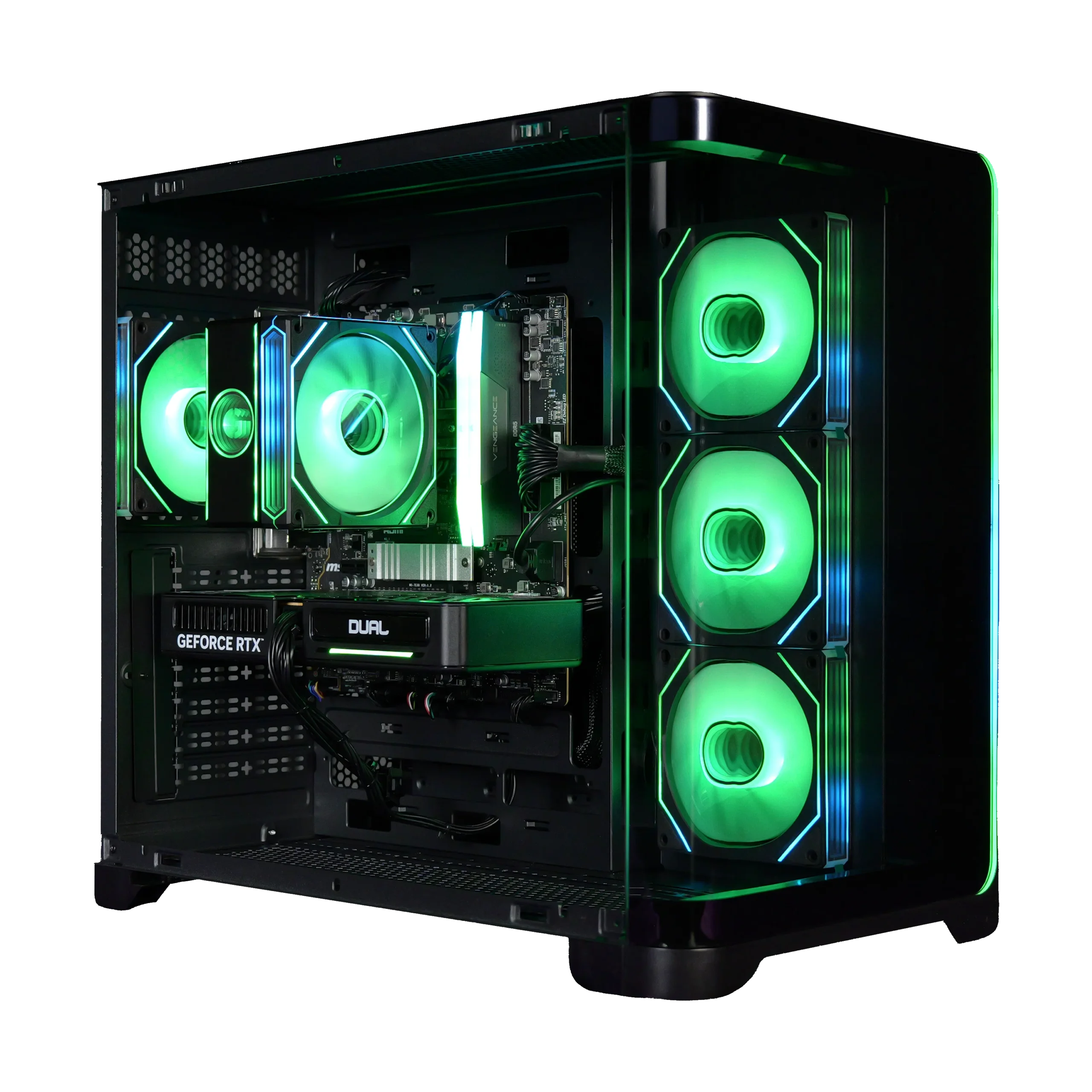 Evolve Gaming | EMERALD | Ryzen 5 7500F | RTX 5060 8GB | Premium Desktop Gaming PC - Image 3