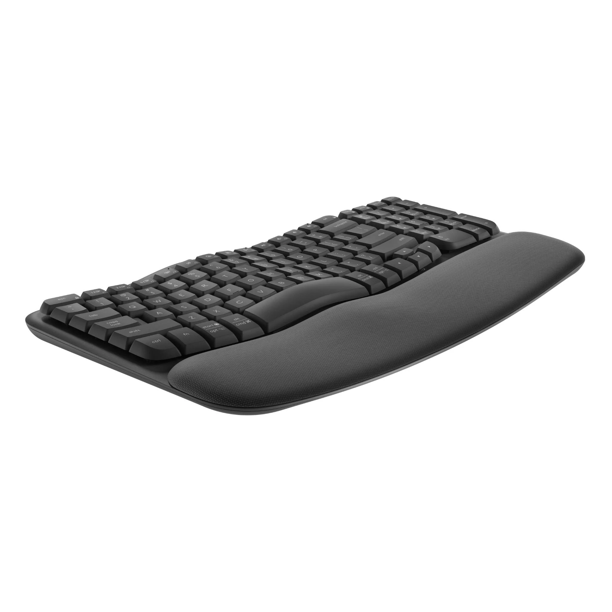 Logitech Wave Keys Wireless Ergonomic Keyboard (Graphite) - Image 2